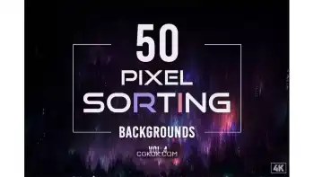 دانلود بکگراند پیکسلی Pixel Sorting Backgrounds – Vol. 4