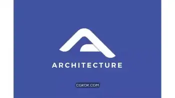 دانلود وکتور لوگو معماری Architecture A Letter Logo Template