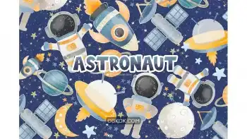 دانلود کلیپ آرت فضانورد Astronaut design