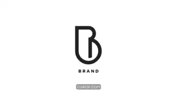 دانلود وکتور لوگو B Letter Brand Logo Template