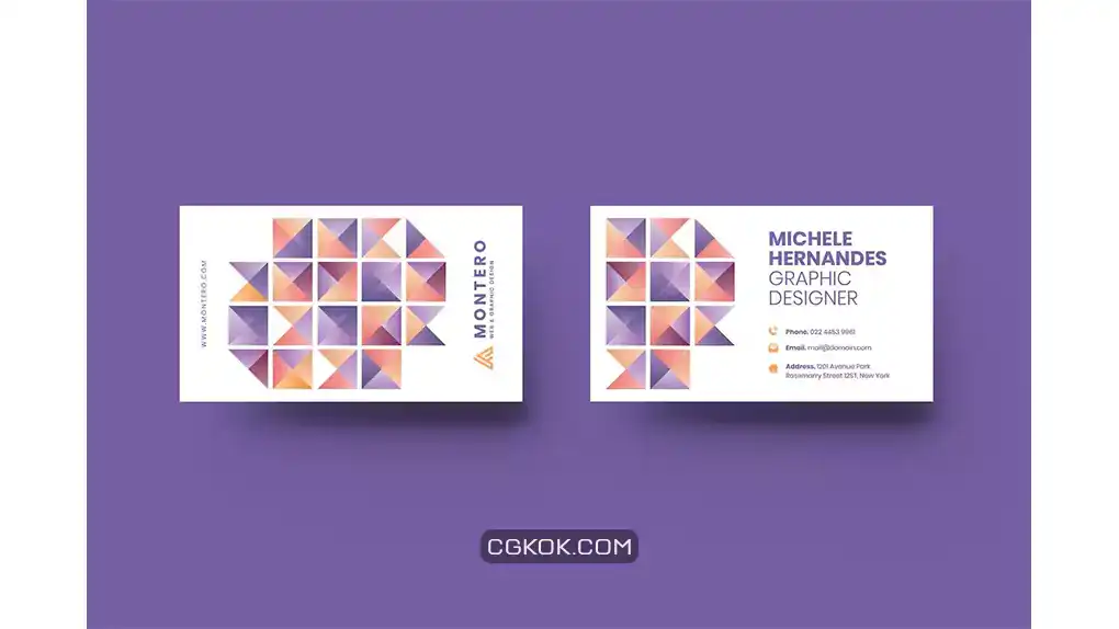 دانلود طرح وکتور کارت ویزیت Business Card 14