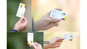دانلود موکاپ کارت ویزیت Business Card Mockups 2
