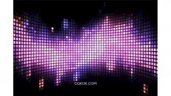 دانلود بک گراند رقص نور منحنی Curved Dance Light Box Background