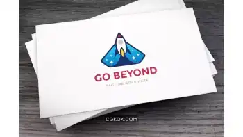 دانلود وکتور لوگو Go Beyond Logo Template