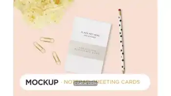 دانلود موکاپ کارت دعوت Invitation Mockups