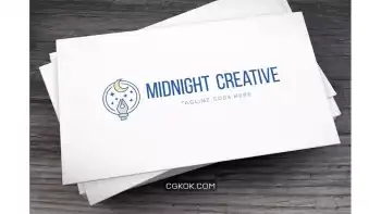 دانلود وکتور لوگو نیمه شب Midnight Creative Logo Template