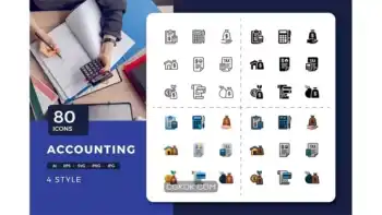 دانلود آیکون حسابداری Accounting Icons