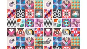 دانلود پترن هندسی انتزاعی Abstract Geometric Patterns