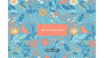 دانلود پترن مرغزار آبی Blue Meadow
