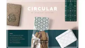 دانلود پترن دایره ایی Circular Patterns Set