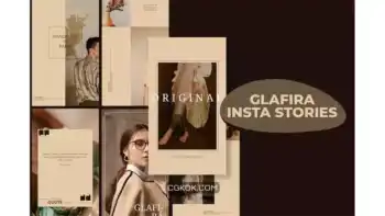 دانلود طرح لایه باز استوری اینستاگرام Glafira Insta Stories Template