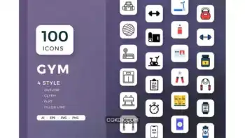 دانلود آیکون بازی GYM icons