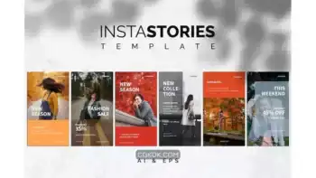 دانلود وکتور استوری اینستاگرام Insta Stories Template