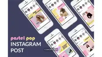 دانلود وکتور پست اینستاگرام Instagram Post Template