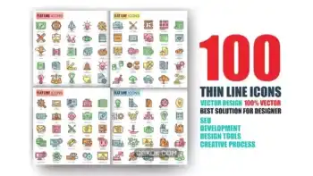 دانلود آیکون خطی Line Icons