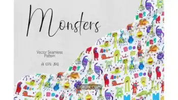 دانلود پترن هیولا Monsters
