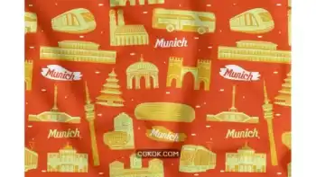 دانلود پترن مونیخ Munich Seamless Pattern