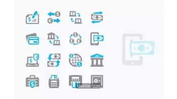 دانلود آیکون شخصی و سرمایه گذاری تجاری Personal & Business Finance Icons Set 3 – Sympa