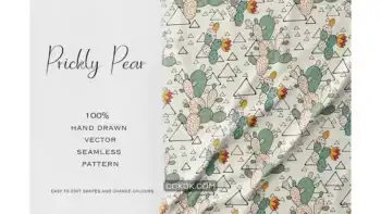دانلود پترن گیاه خاردار Prickly Pear