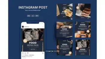 دانلود طرح لایه باز پست اینستاگرام SRTP Instagram Post v3.3