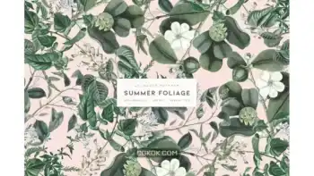 دانلود پترن شاخ و برگ تابستانی Summer Foliage