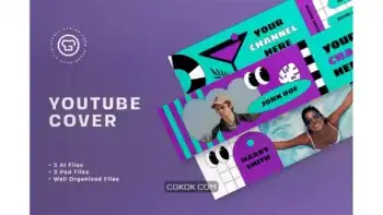 دانلود طرح لایه باز کاور یوتیوب تابستان Summer YouTube Cover