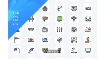 دانلود آیکون تلویزیون Television icons