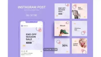 دانلود طرح لایه باز پست اینستاگرام VDN Instagram Post v3.2