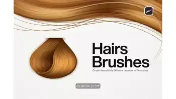 دانلود براش پروکریت مو Hair Brushes Procreate