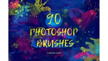 دانلود براش آبرنگ فتوشاپ Photoshop Watercolor Brushes