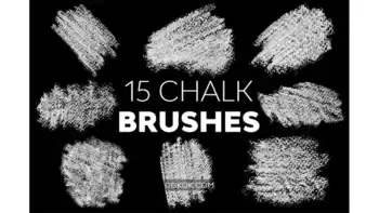 دانلود براش گچ فتوشاپ Chalk Brushes