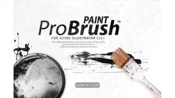 دانلود براش قلمو نقاشی ایلوستریتور Paint ProBrush