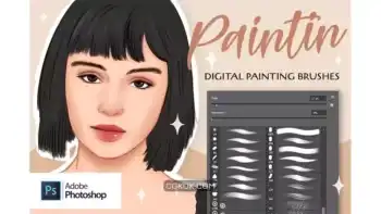 دانلود براش نقاشی دیجیتال فتوشاپ Paintin Brushes for Adobe Photoshop