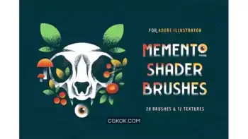 دانلود براش ایلوستریتور Shader Brushes for Illustrator