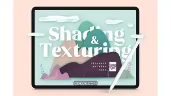 دانلود براش پروکریت Shading and Texture Procreate Brushes