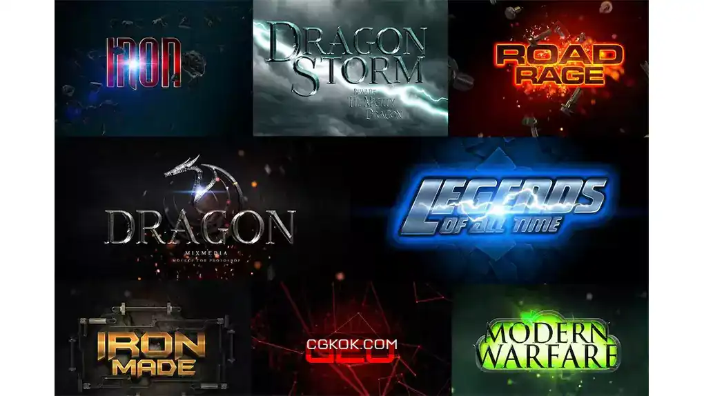 دانلود استایل متن بازی Title Kit – Game FX