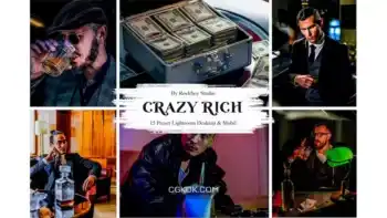 دانلود پریست لایت روم و فتوشاپ Crazy Rich Lightroom Presets