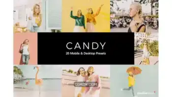 دانلود پریست رنگی Candy Lightroom Presets & LUTs
