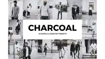 دانلود پریست رنگ Charcoal Lightroom Presets & LUTs