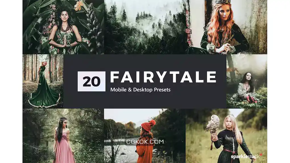 دانلود پریست رنگی افسانه Fairytale Lightroom Presets & LUTs