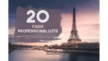 دانلود پریست اصلاح رنگ Paris LUTs Pack