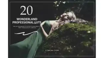 دانلود پریست اصلاح رنگ جنگل Wonderland LUTs Pack