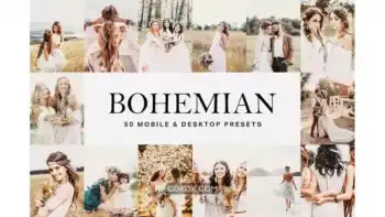 دانلود پریست رنگ بوهمین Bohemian Lightroom Presets and LUTs