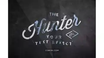 دانلود افکت گرد و غبار متن Crushed Dusty Text Effect