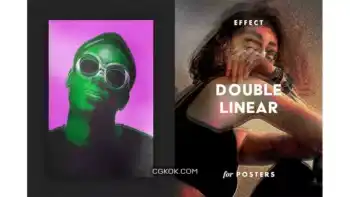 دانلود افکت پوستر Double Linear Effect for Posters