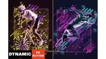 دانلود اکشن فتوشاپ داینامیک Dynamic Photoshop Action