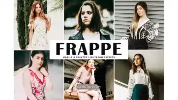 دانلود پریست لایت روم و فتوشاپ به همراه اکشن فتوشاپ Frappe Mobile & Desktop Lightroom Presets