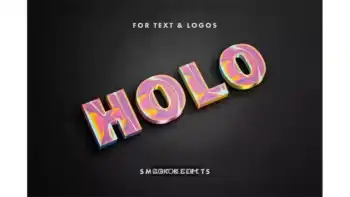 دانلود افکت متن هولوگرام Holographic Goo Effect