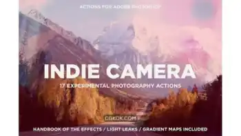 دانلود اکشن فتوشاپ Indie Camera Actions for Adobe Photoshop