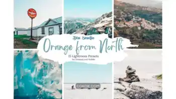 دانلود پریست لایت روم تم رنگی نارنجی Orange From North Lightroom Presets